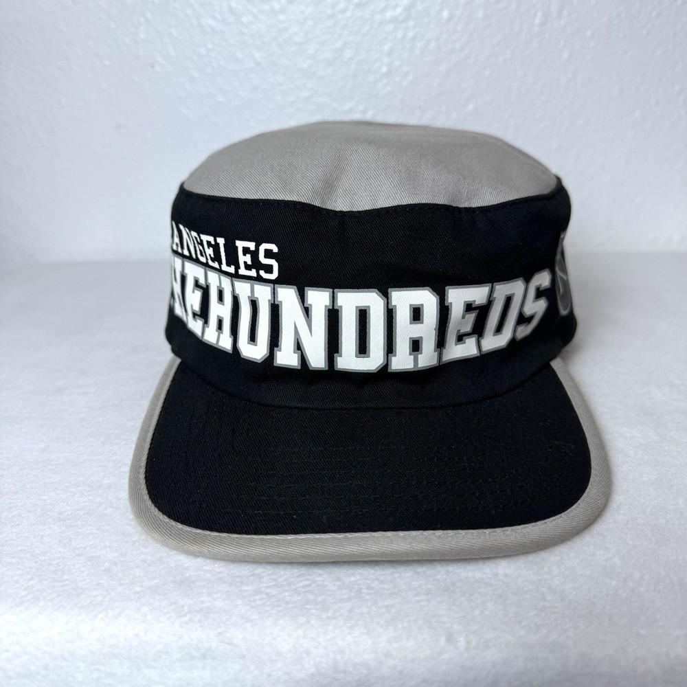 The Hundreds Land Painters Cap Black Gray Los Angeles Hat Swords One Size Cotton